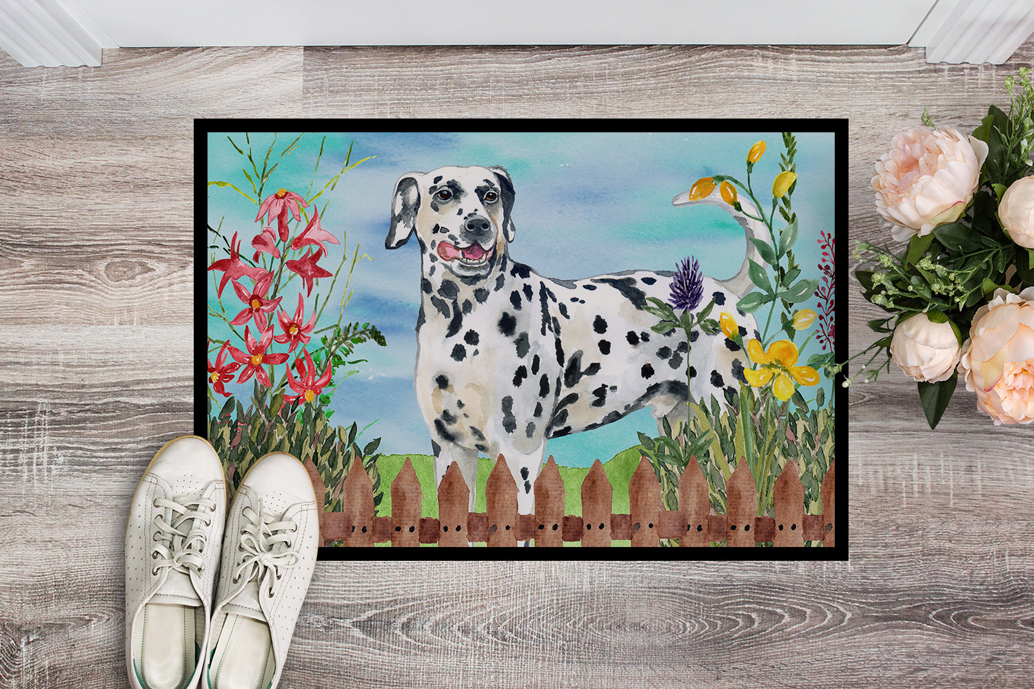 Dalmatian Spring Indoor or Outdoor Mat 18x27 CK1215MAT - the-store.com