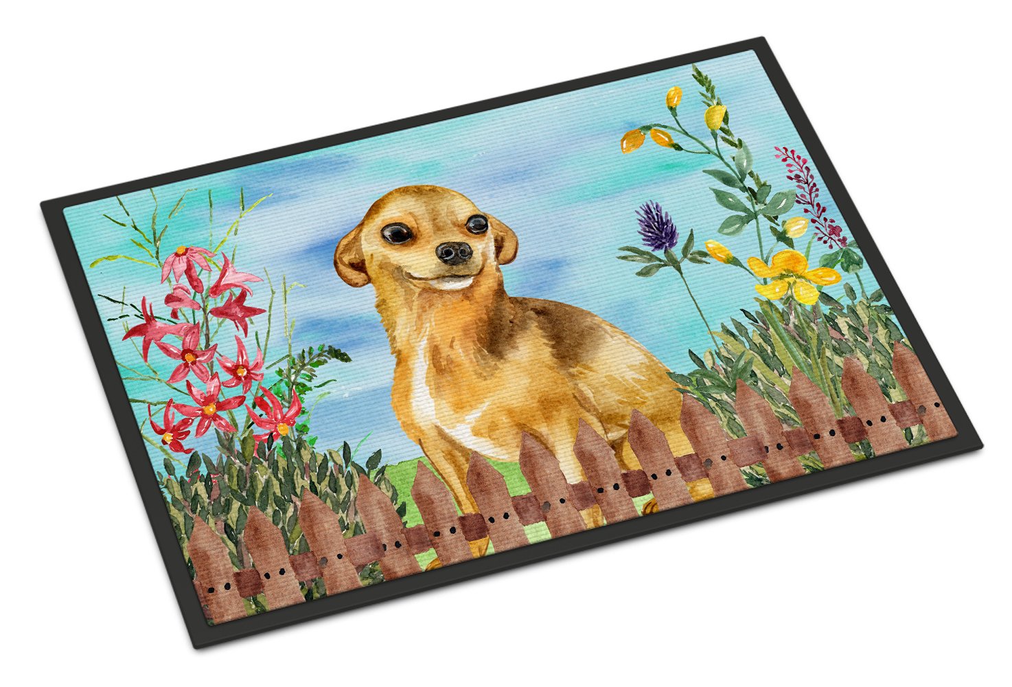 Chihuahua Spring Indoor or Outdoor Mat 24x36 CK1220JMAT by Caroline's Treasures