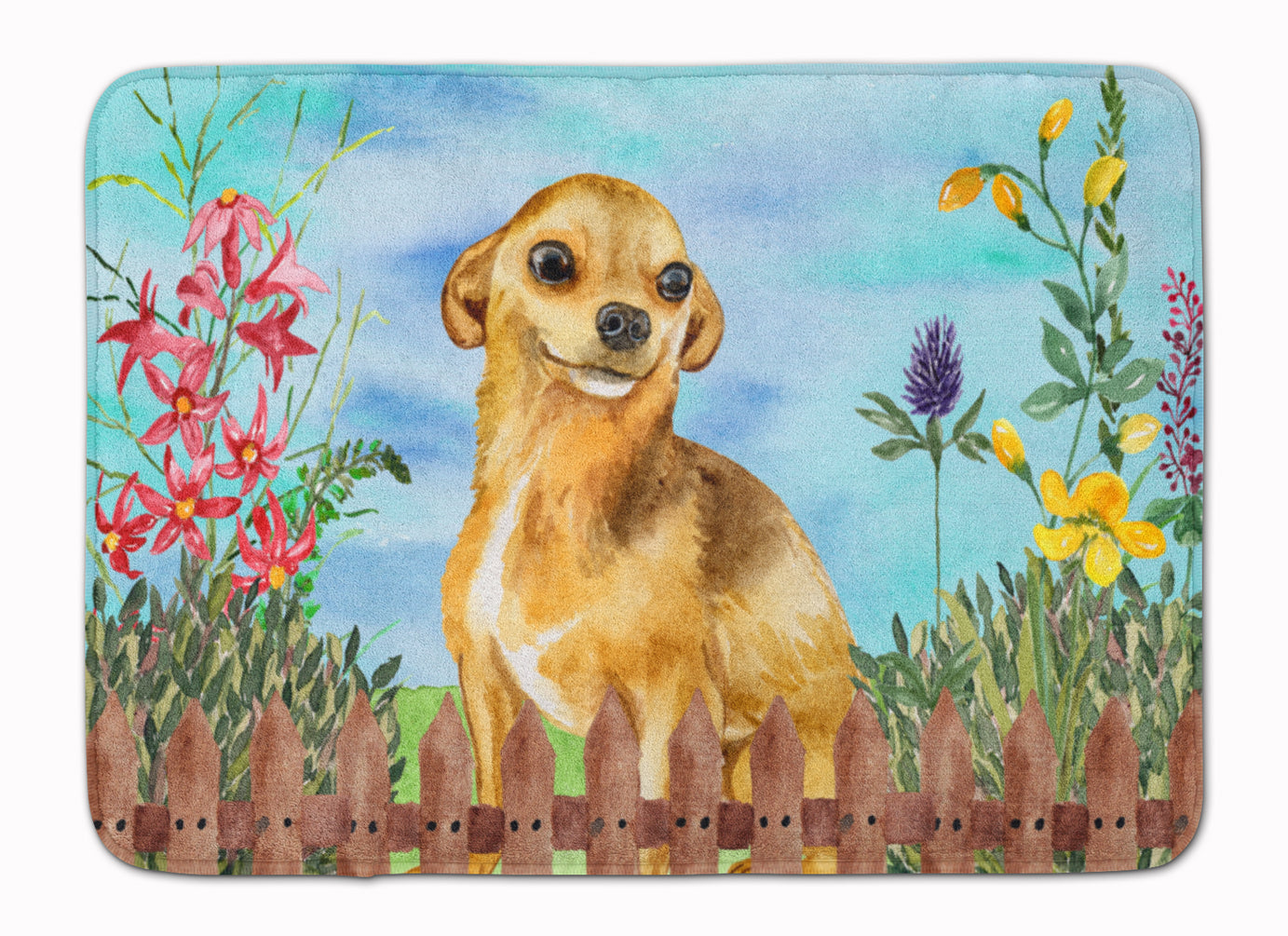 Chihuahua Spring Machine Washable Memory Foam Mat CK1220RUG - the-store.com