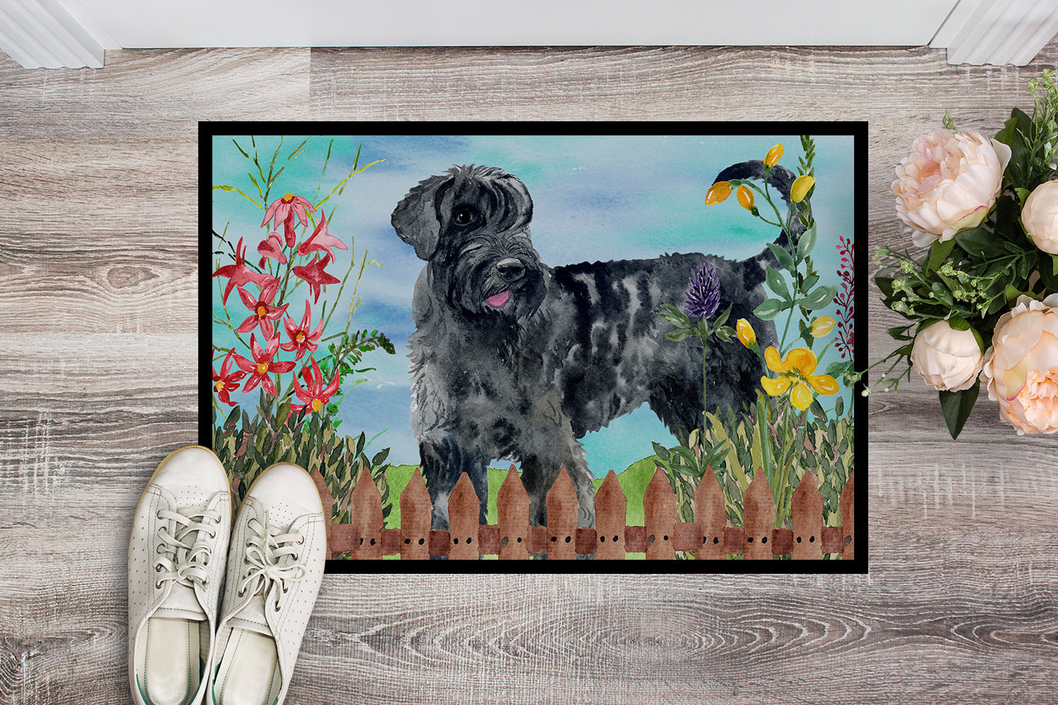 Giant Schnauzer Spring Indoor or Outdoor Mat 18x27 CK1222MAT - the-store.com