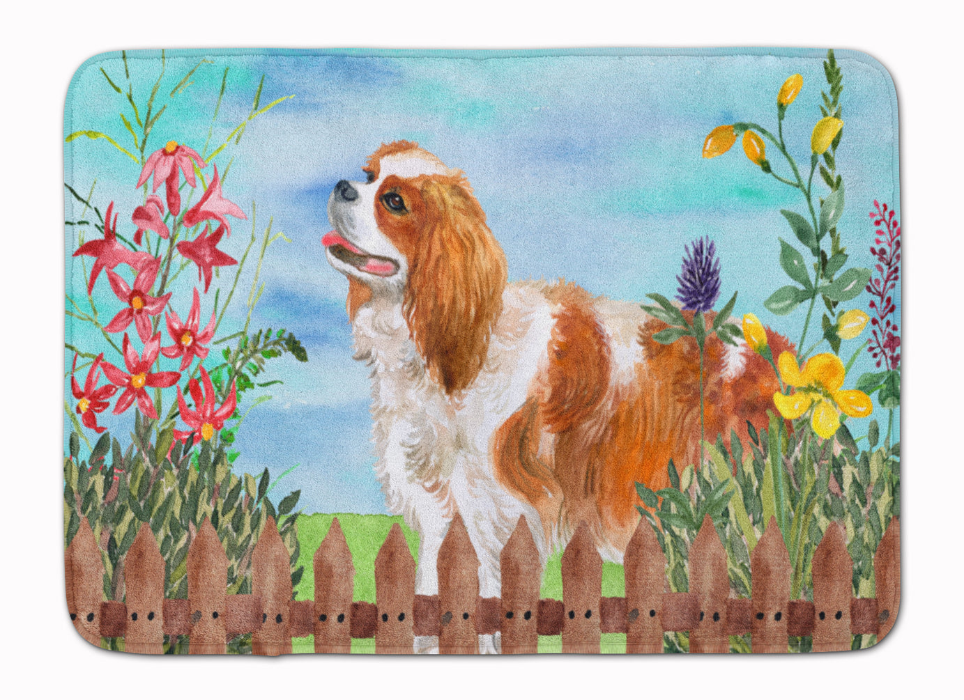 Cavalier Spaniel Spring Machine Washable Memory Foam Mat CK1225RUG - the-store.com