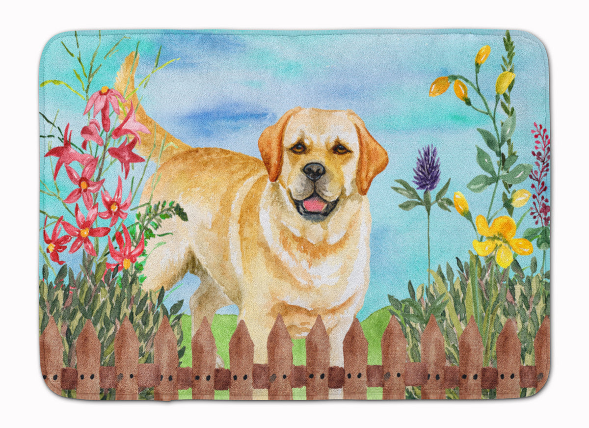 Golden Retriever Spring Machine Washable Memory Foam Mat CK1226RUG - the-store.com