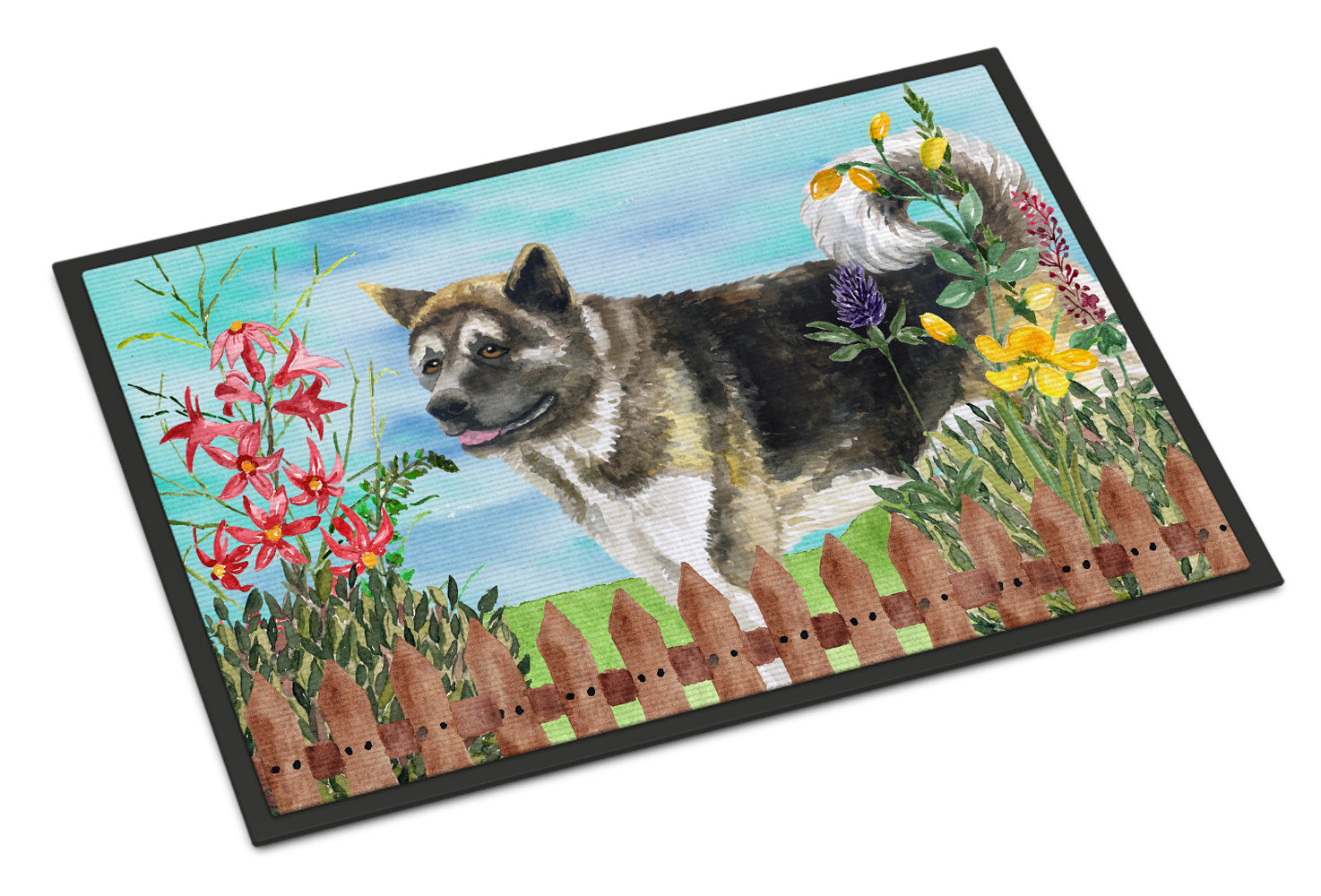 American Akita Spring Indoor or Outdoor Mat 18x27 CK1231MAT - the-store.com