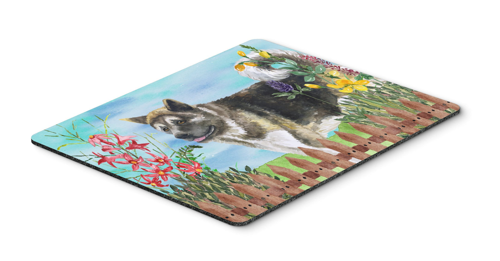 American Akita Spring Mouse Pad, Hot Pad or Trivet CK1231MP by Caroline's Treasures