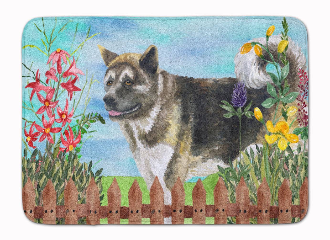 American Akita Spring Machine Washable Memory Foam Mat CK1231RUG - the-store.com