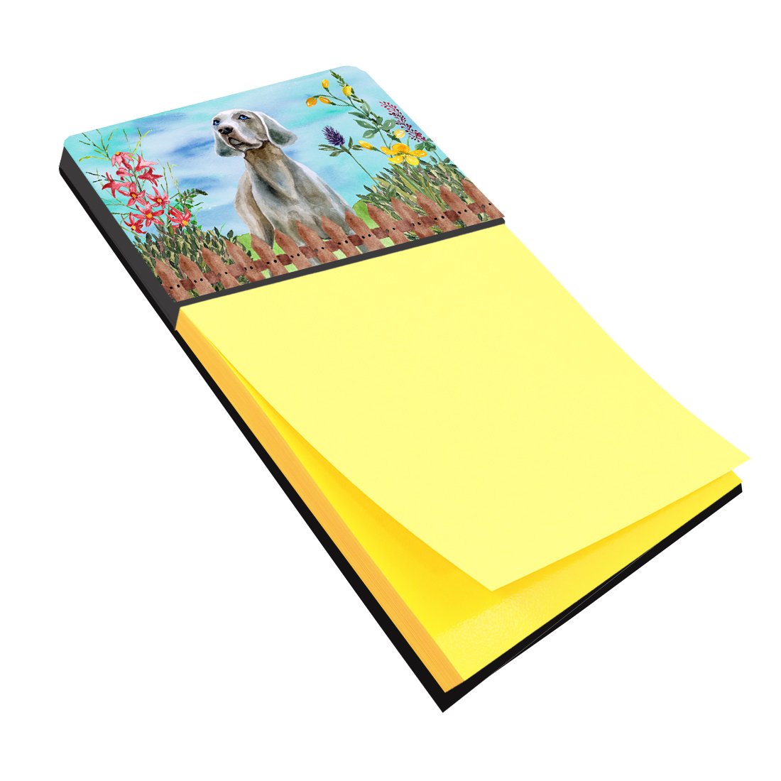 Weimaraner Spring Sticky Note Holder CK1236SN by Caroline's Treasures