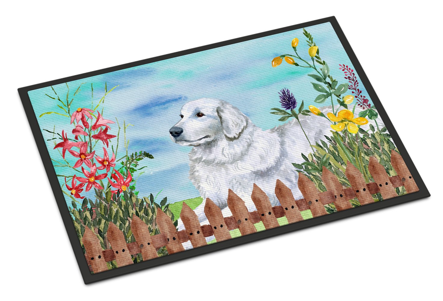 Maremma Sheepdog Spring Indoor or Outdoor Mat 24x36 CK1237JMAT by Caroline's Treasures