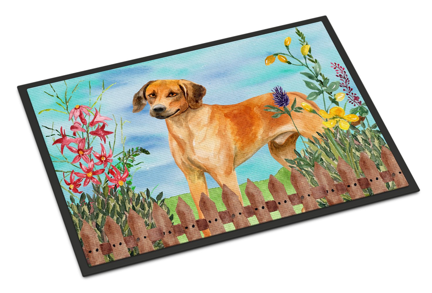 Rhodesian Ridgeback Spring Indoor or Outdoor Mat 24x36 CK1238JMAT by Caroline's Treasures