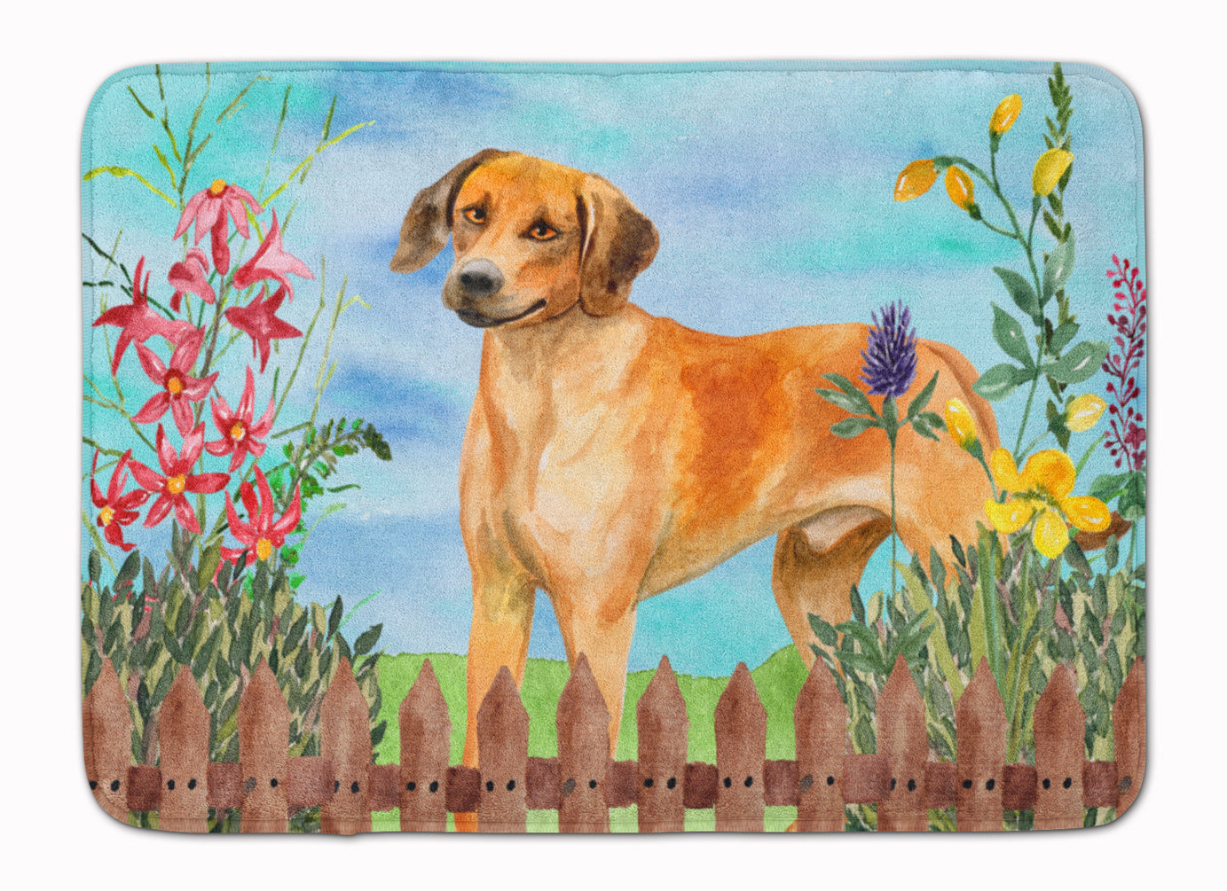 Rhodesian Ridgeback Spring Machine Washable Memory Foam Mat CK1238RUG - the-store.com