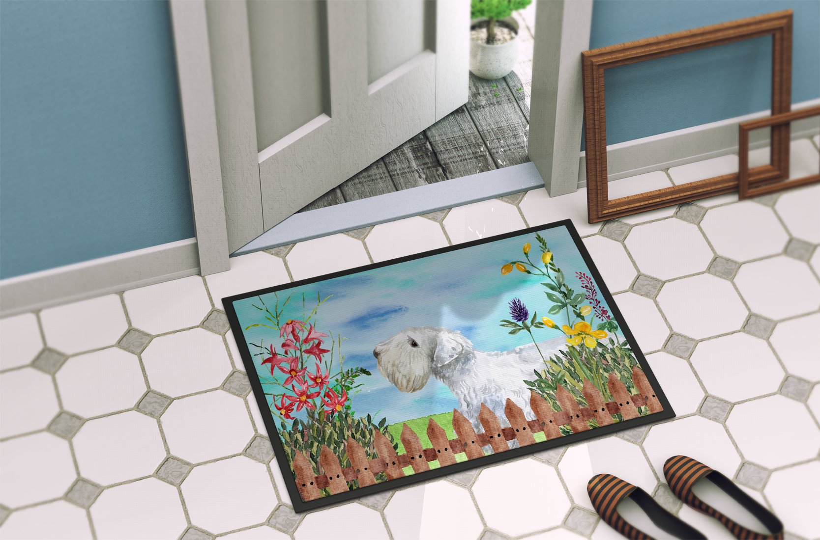 Sealyham Terrier Spring Indoor or Outdoor Mat 24x36 CK1246JMAT by Caroline's Treasures