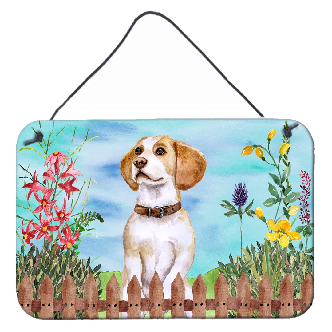 Beagle Spring Wall or Door Hanging Prints CK1248DS812 by Caroline's Treasures