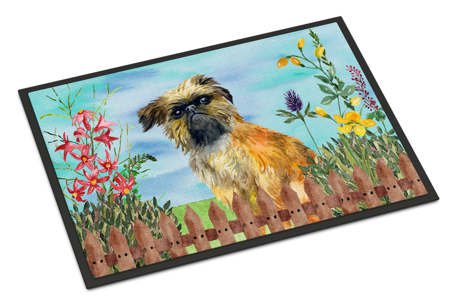 Brussels Griffon Spring Indoor or Outdoor Mat 18x27 CK1249MAT - the-store.com