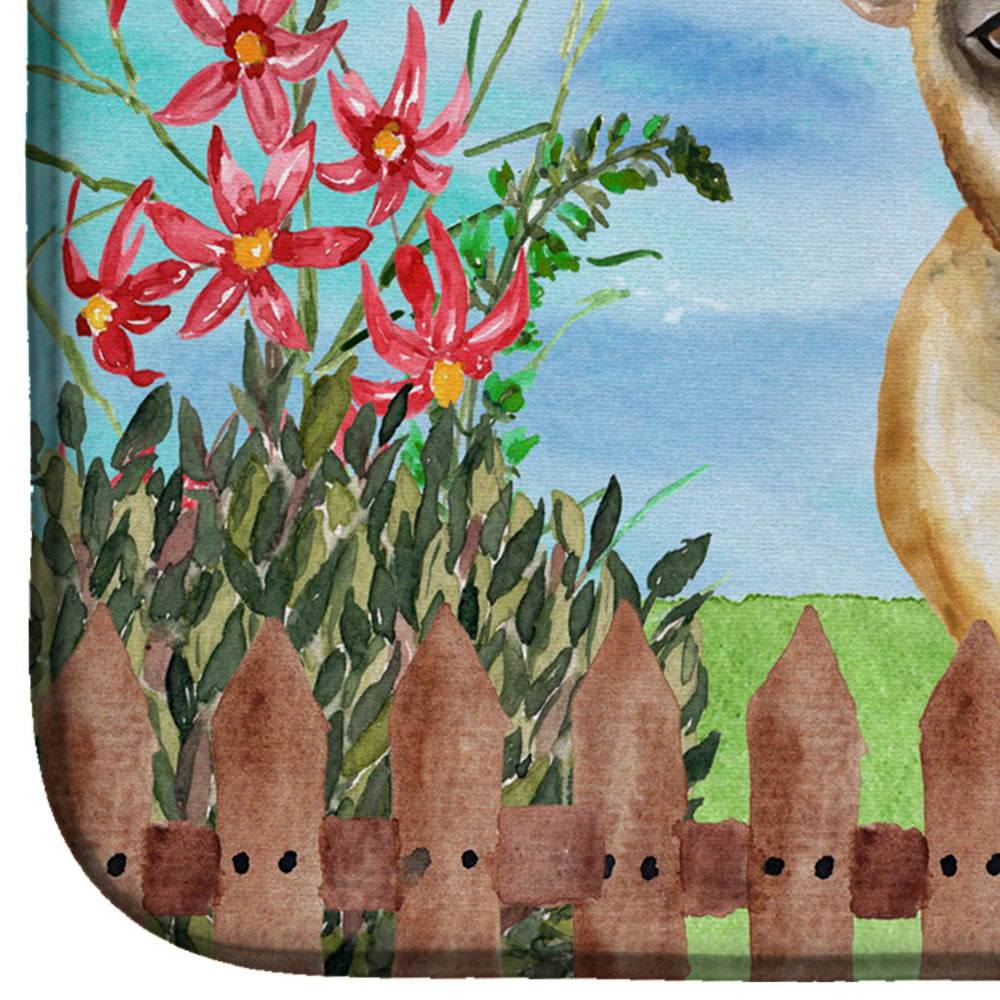 French Bulldog Spring Dish Drying Mat CK1250DDM  the-store.com.