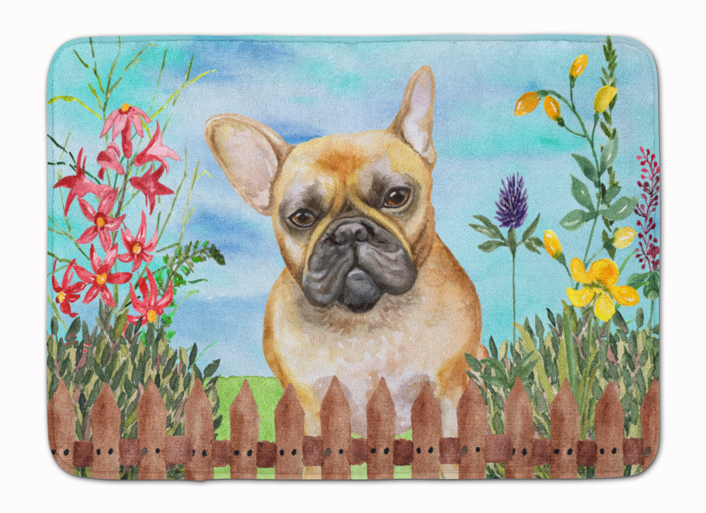 French Bulldog Spring Machine Washable Memory Foam Mat CK1250RUG - the-store.com