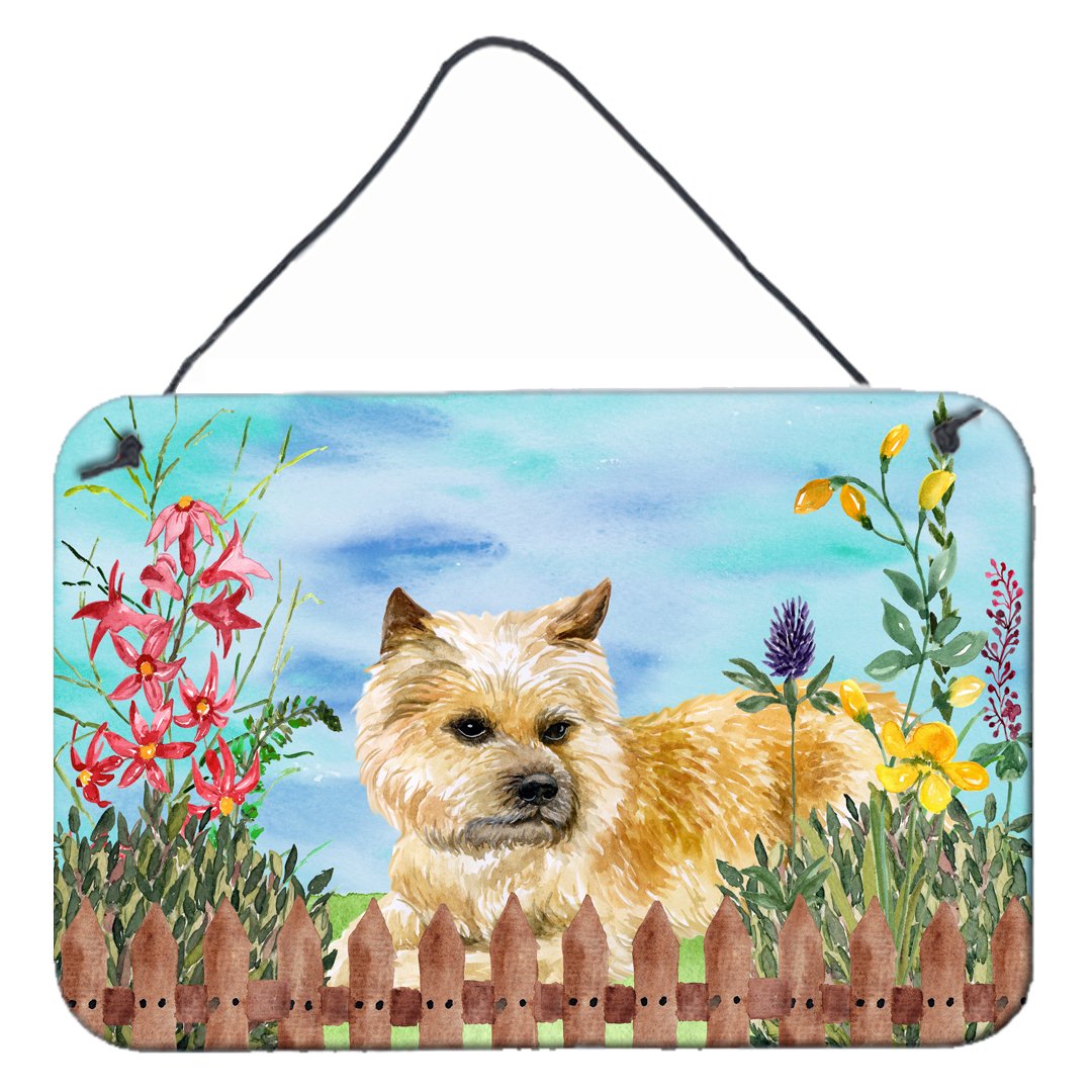 Cairn Terrier Spring Wall or Door Hanging Prints CK1252DS812 by Caroline's Treasures