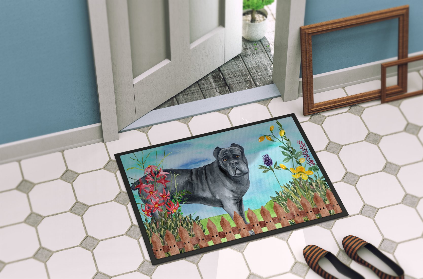 Cane Corso Spring Indoor or Outdoor Mat 24x36 CK1256JMAT by Caroline's Treasures