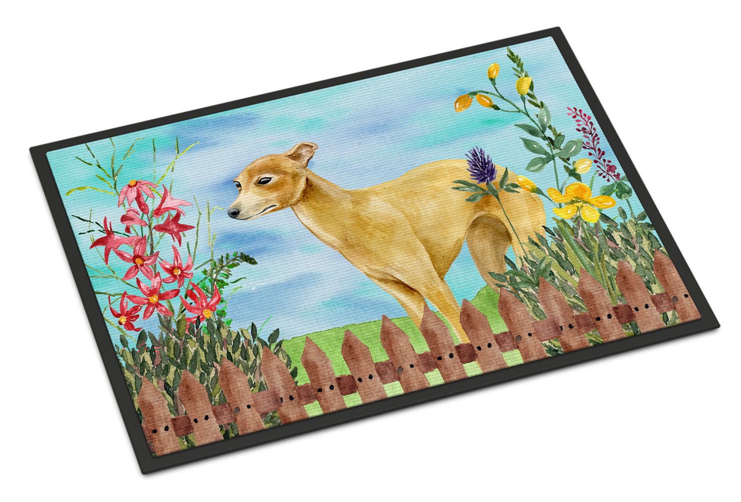 Italian Greyhound Spring Indoor or Outdoor Mat 24x36 CK1260JMAT by Caroline's Treasures