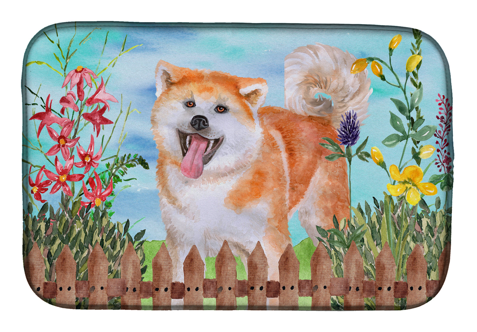 Akita Spring Dish Drying Mat CK1265DDM  the-store.com.