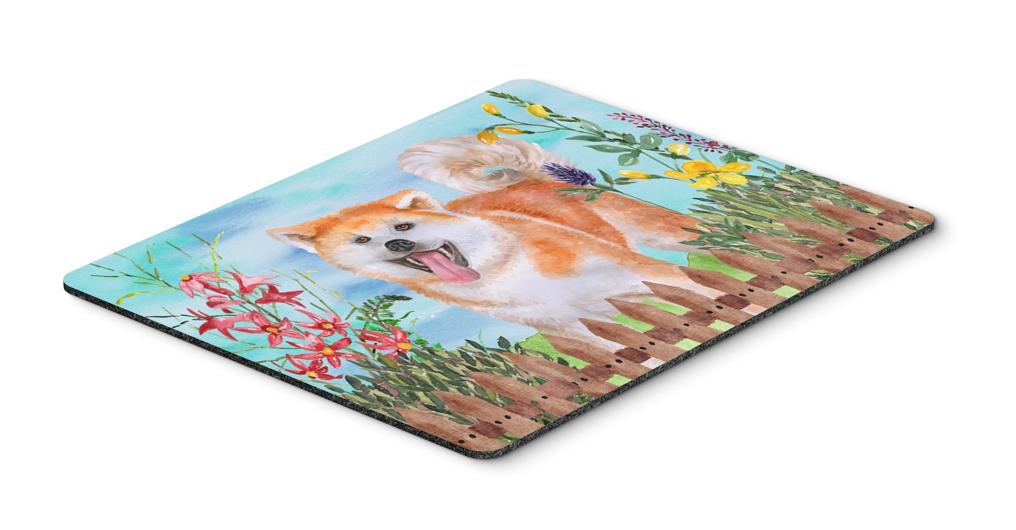 Akita Spring Mouse Pad, Hot Pad or Trivet CK1265MP by Caroline's Treasures