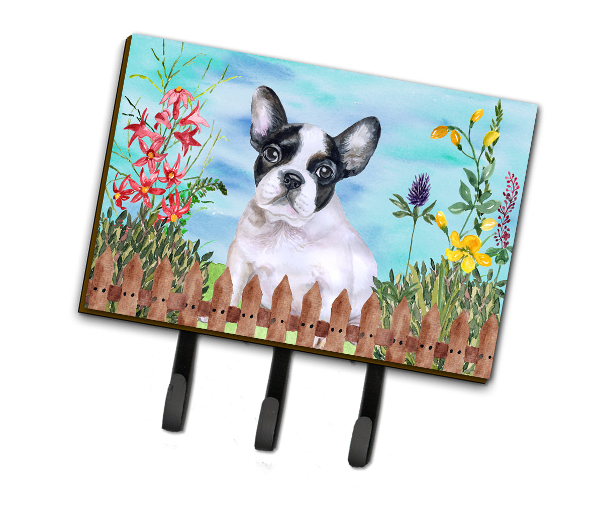 French Bulldog Black White Spring Leash or Key Holder CK1272TH68  the-store.com.