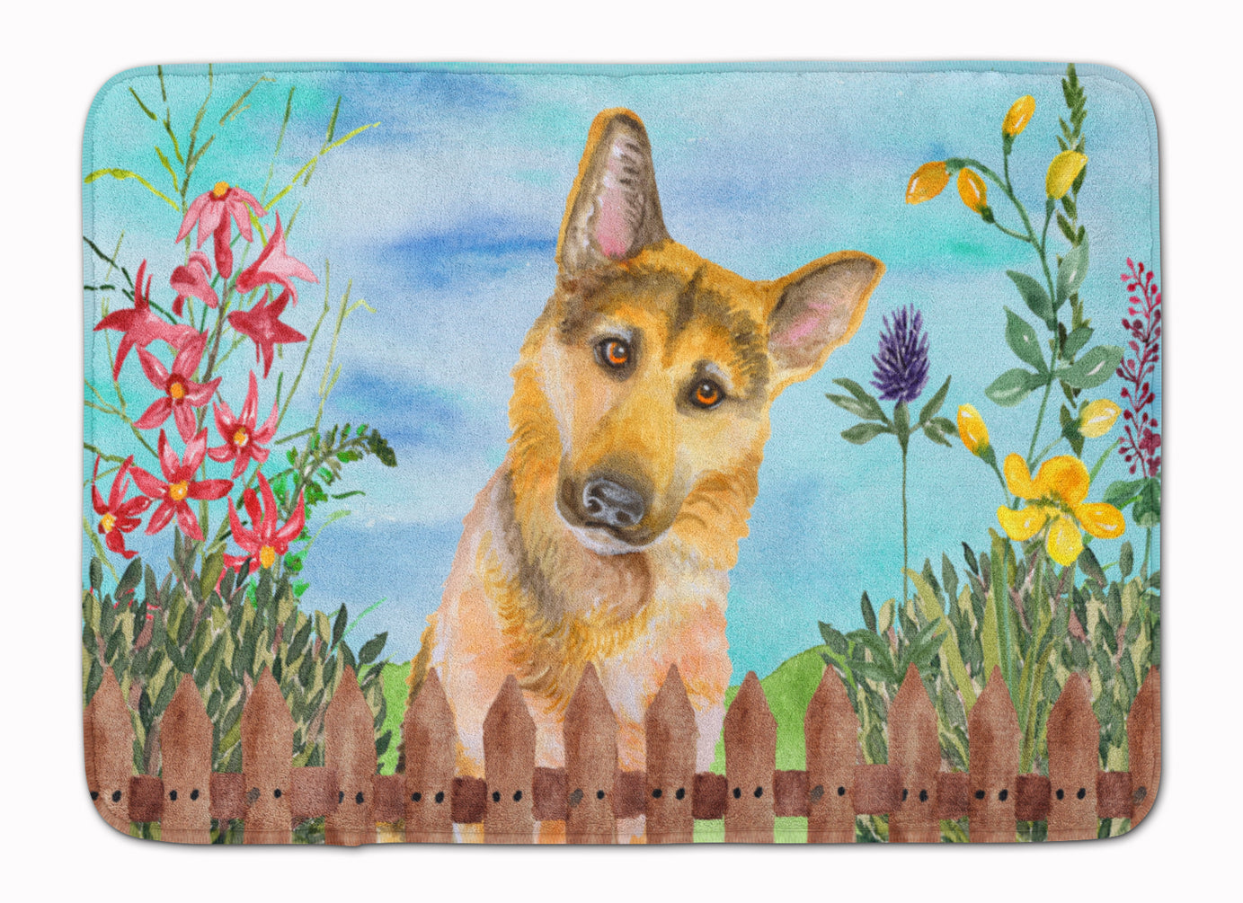 German Shepherd #2 Spring Machine Washable Memory Foam Mat CK1273RUG - the-store.com