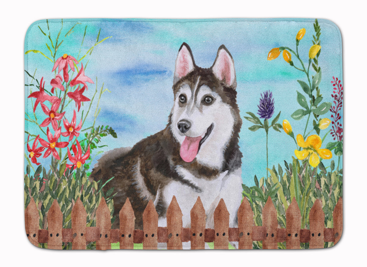 Siberian Husky #2 Spring Machine Washable Memory Foam Mat CK1274RUG - the-store.com