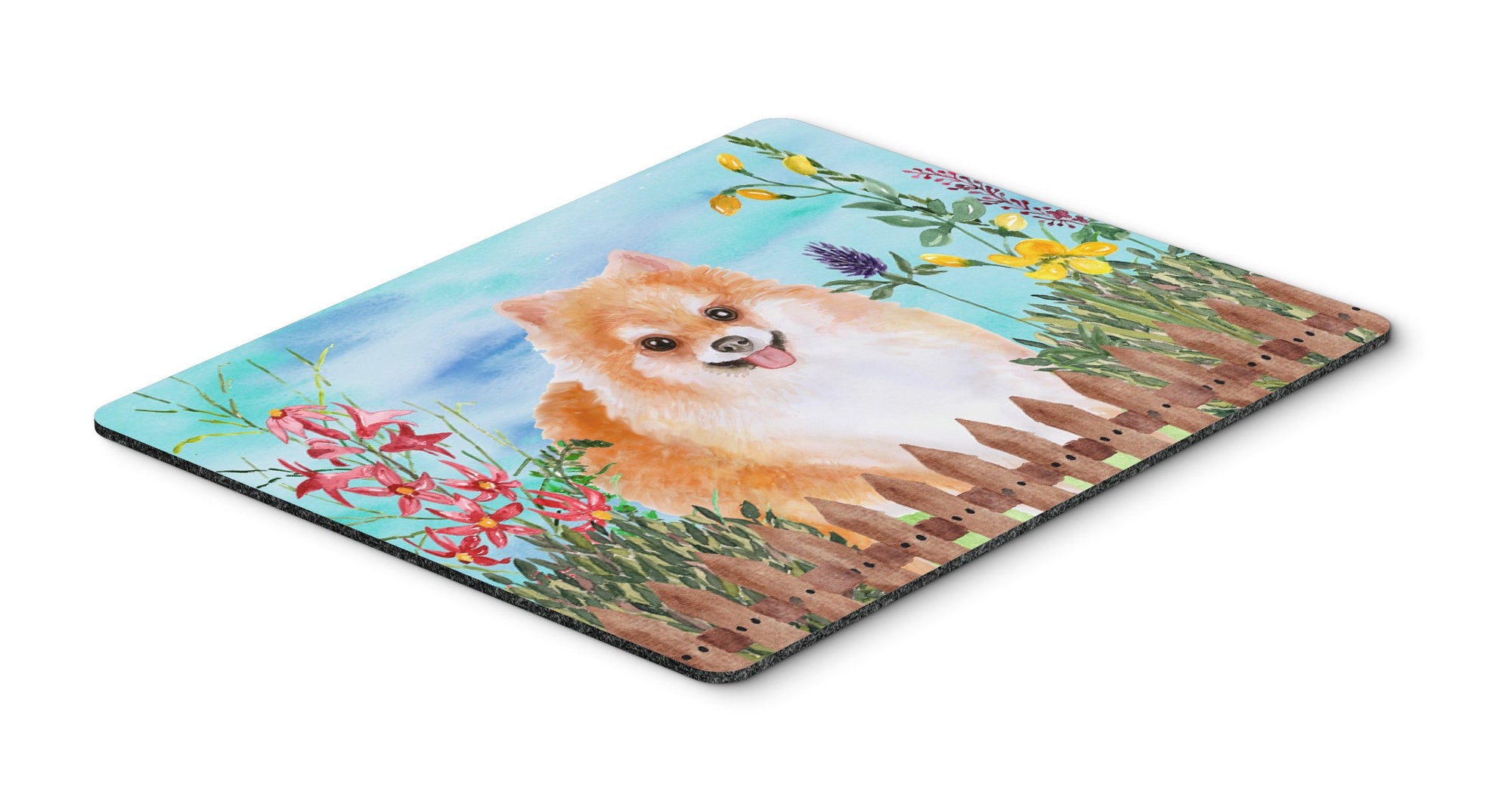 Pomeranian #2 Spring Mouse Pad, Hot Pad or Trivet CK1278MP by Caroline's Treasures