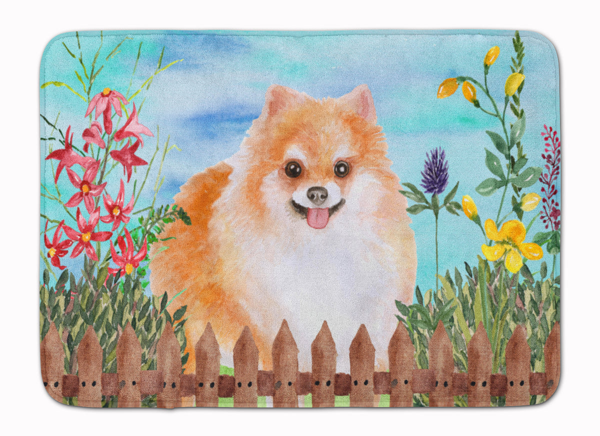 Pomeranian #2 Spring Machine Washable Memory Foam Mat CK1278RUG - the-store.com