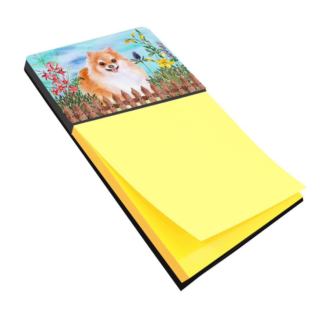 Pomeranian #2 Spring Sticky Note Holder CK1278SN by Caroline's Treasures