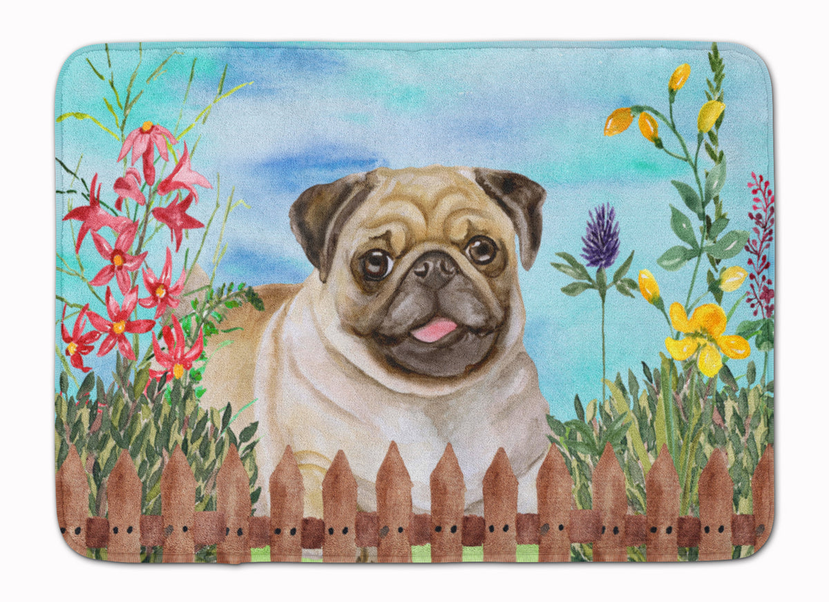 Fawn Pug Spring Machine Washable Memory Foam Mat CK1280RUG - the-store.com