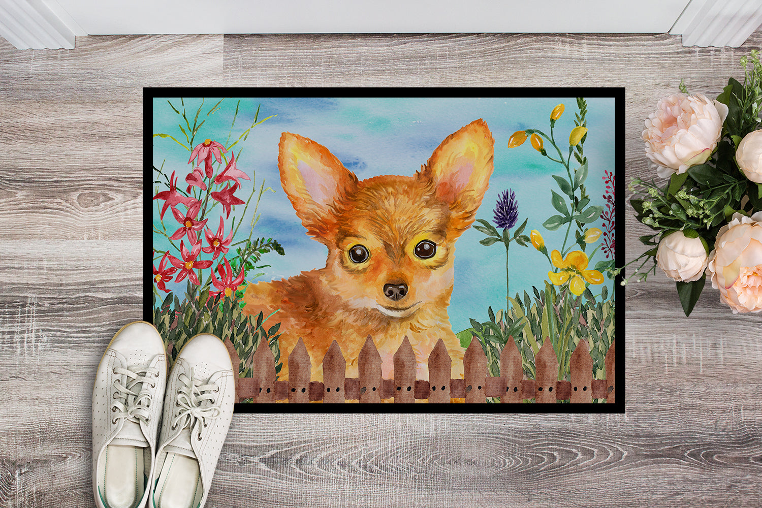 Toy Terrier Spring Indoor or Outdoor Mat 18x27 CK1284MAT - the-store.com