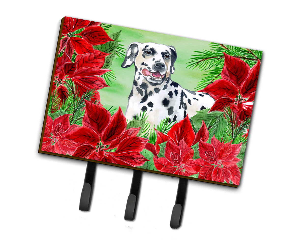 Dalmatian Poinsettas Leash or Key Holder CK1301TH68  the-store.com.