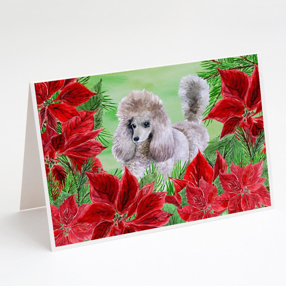 Caroline's Treasures Giant Schnauzer Poinsettas Sticky Note Holder