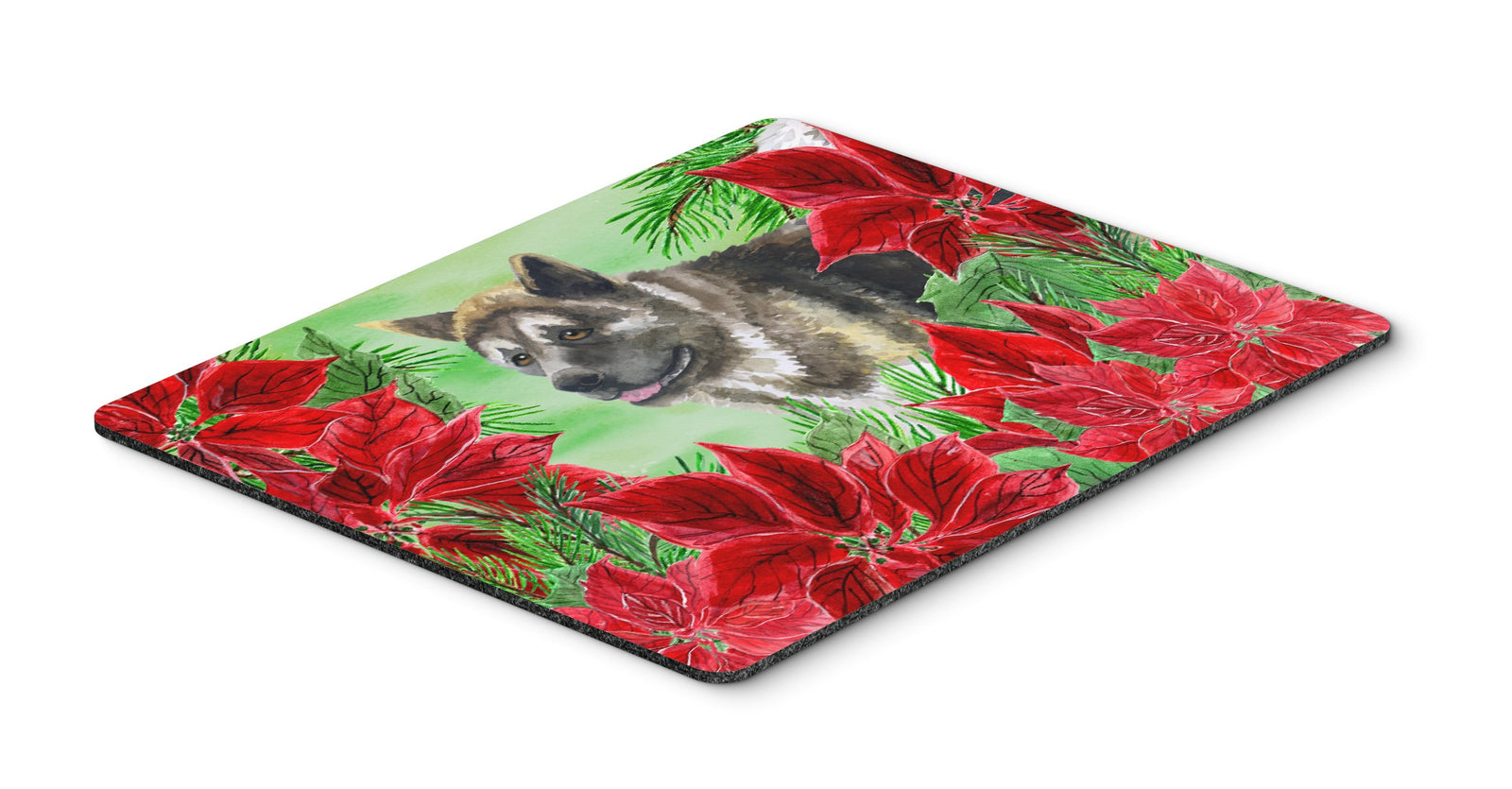 American Akita Poinsettas Mouse Pad, Hot Pad or Trivet CK1317MP by Caroline's Treasures