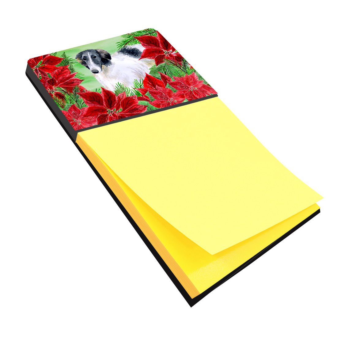 Borzoi Poinsettas Sticky Note Holder CK1320SN by Caroline's Treasures