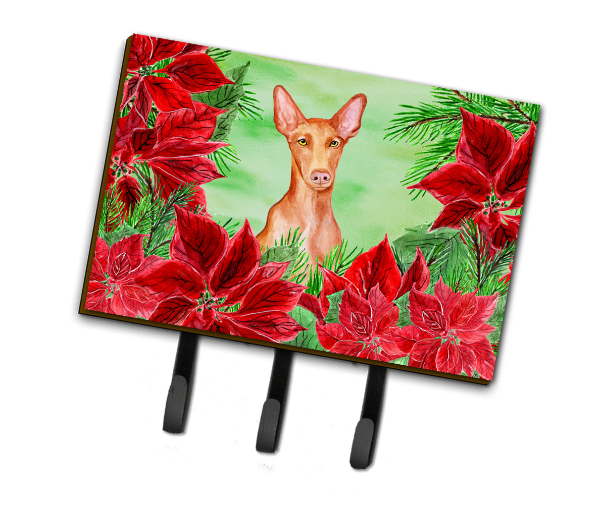 Pharaoh Hound Poinsettas Leash or Key Holder CK1362TH68  the-store.com.