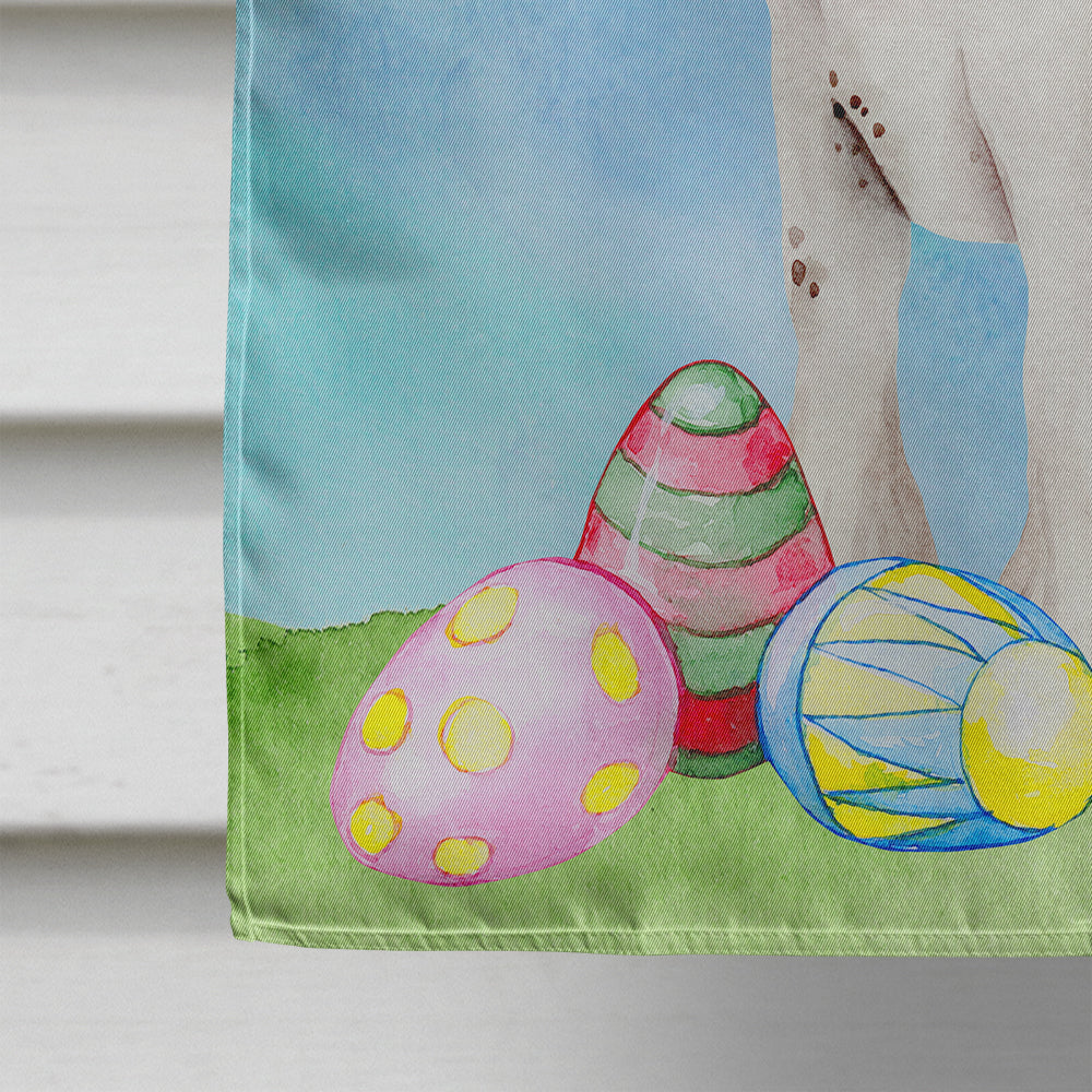 Chinese Crested Easter Bunny Flag Canvas House Size CK1380CHF  the-store.com.