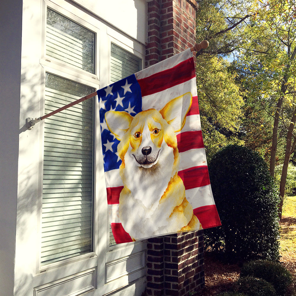 Corgi Patriotic Flag Canvas House Size CK1383CHF  the-store.com.