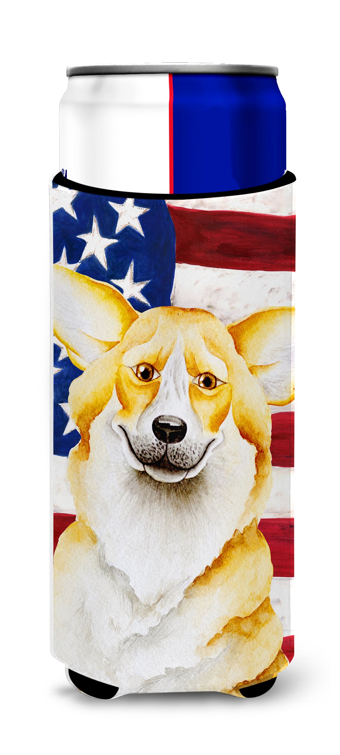 Corgi Patriotic  Ultra Hugger for slim cans CK1383MUK  the-store.com.