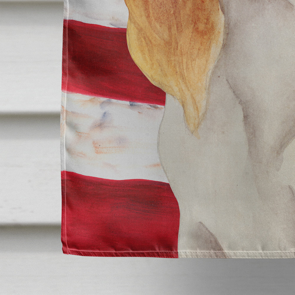 Cavalier Spaniel Patriotic Flag Canvas House Size CK1384CHF  the-store.com.