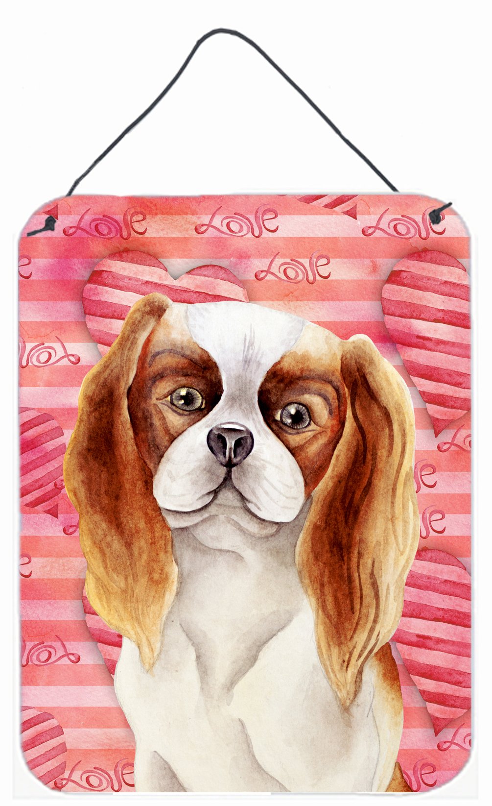 Cavalier Spaniel Love Wall or Door Hanging Prints CK1391DS1216 by Caroline&#39;s Treasures