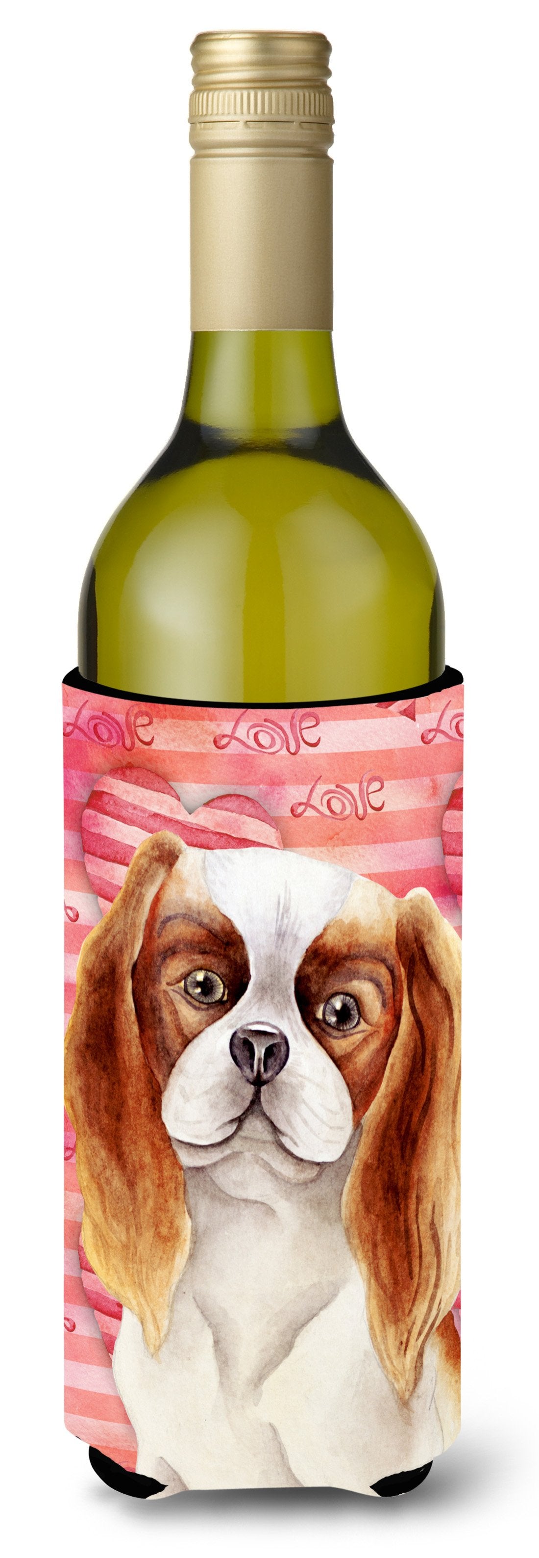 Cavalier Spaniel Love Wine Bottle Beverge Insulator Hugger CK1391LITERK by Caroline's Treasures