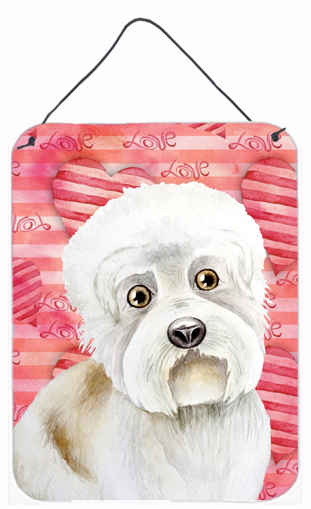 Dandie Dinmont Love Wall or Door Hanging Prints CK1393DS1216 by Caroline's Treasures