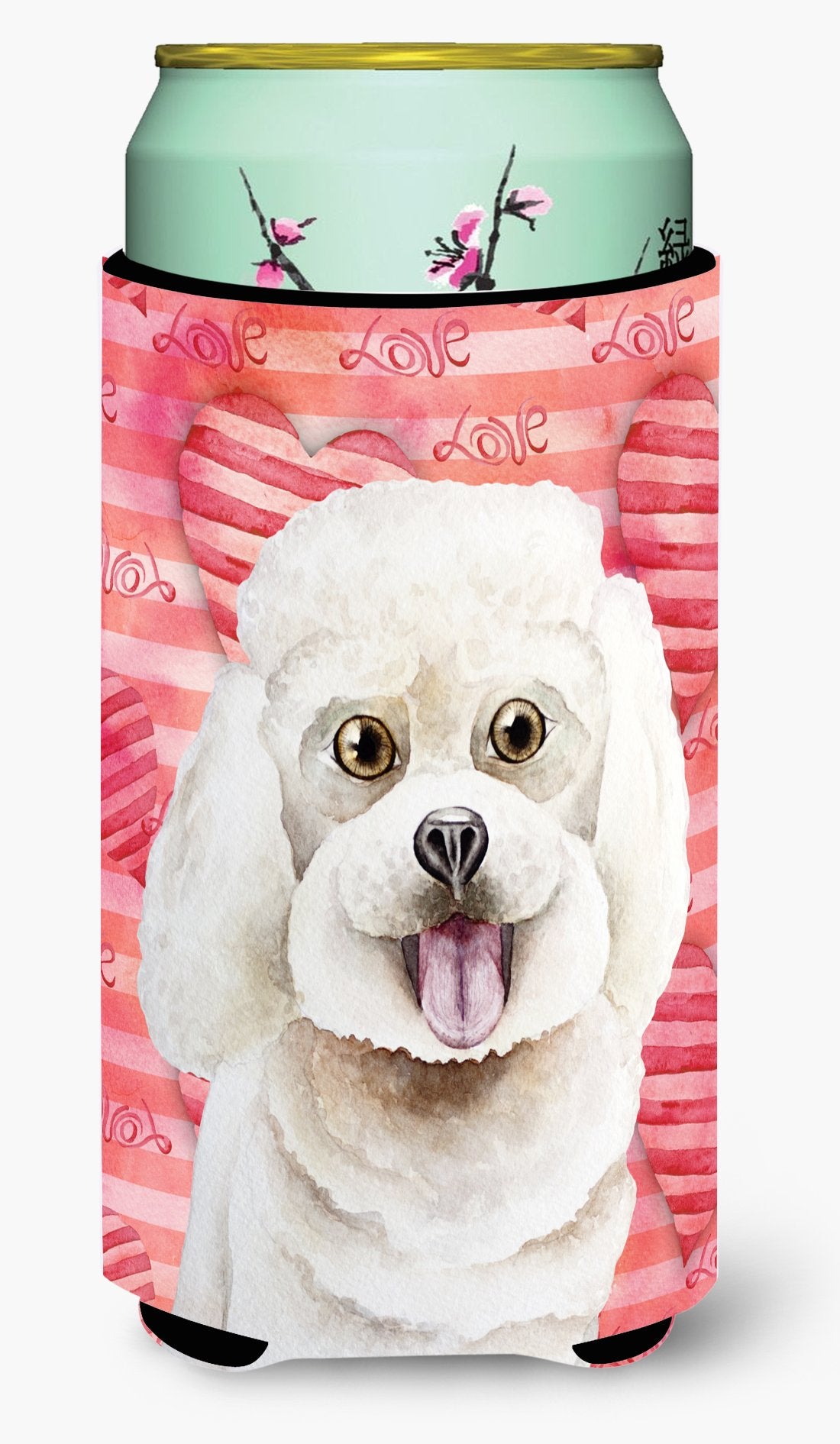 Bichon Frise Love Tall Boy Beverage Insulator Hugger CK1395TBC by Caroline's Treasures