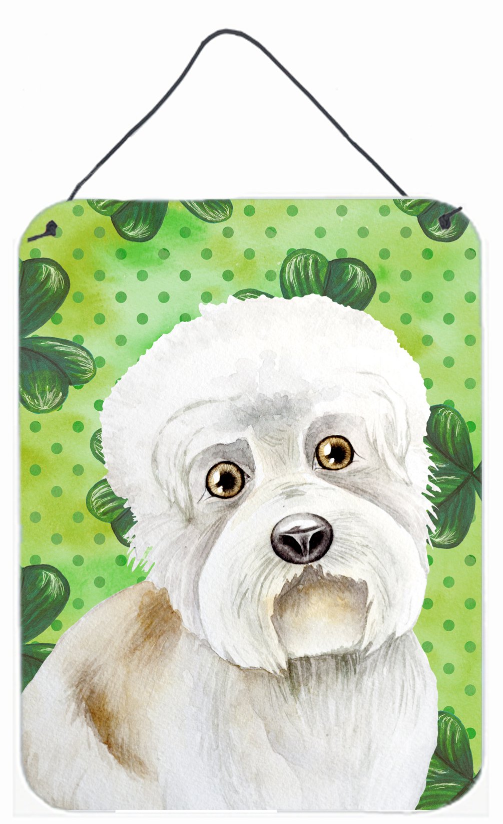 Dandie Dinmont Shamrocks Wall or Door Hanging Prints CK1400DS1216 by Caroline's Treasures