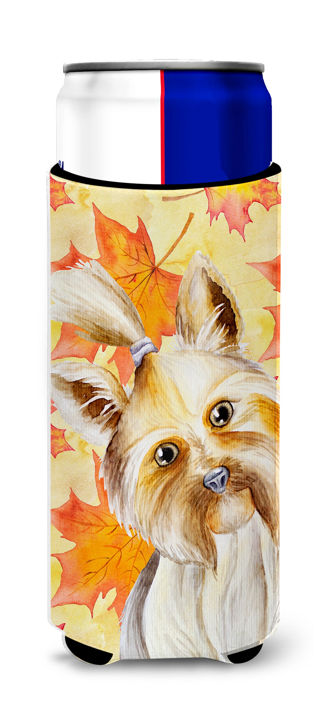 Yorkie Yorkshier Terrier Fall  Ultra Hugger for slim cans CK1403MUK  the-store.com.