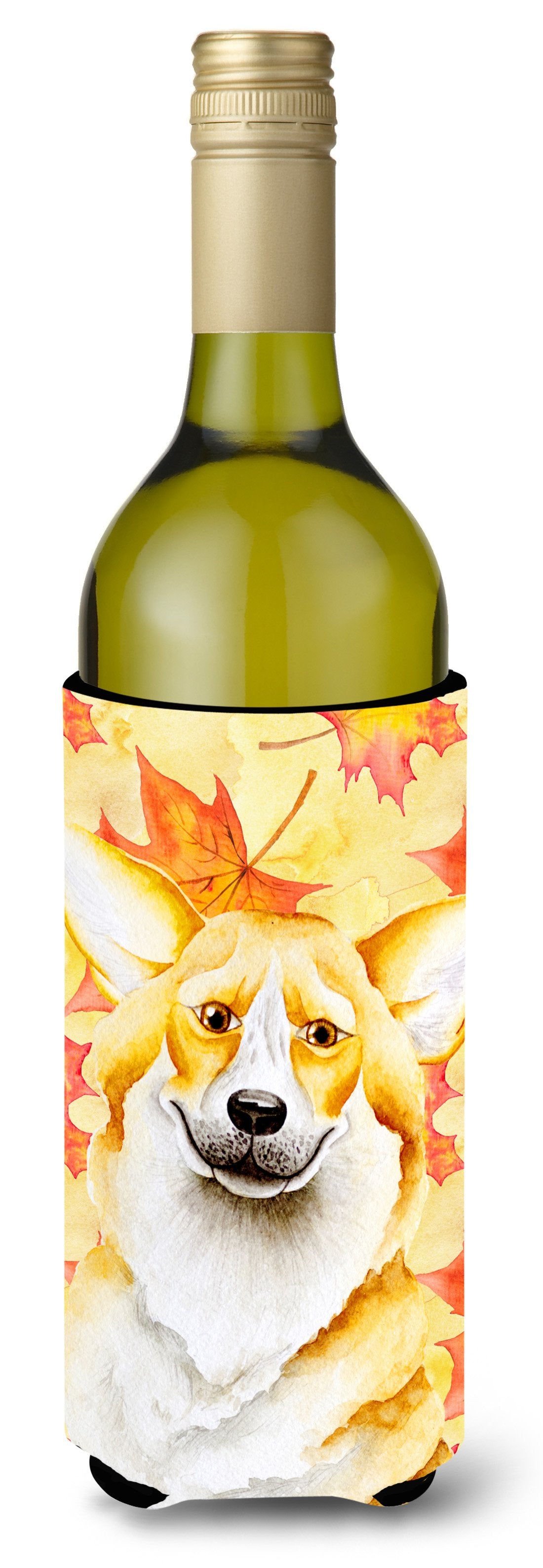 Corgi Fall Wine Bottle Beverge Insulator Hugger CK1404LITERK by Caroline's Treasures