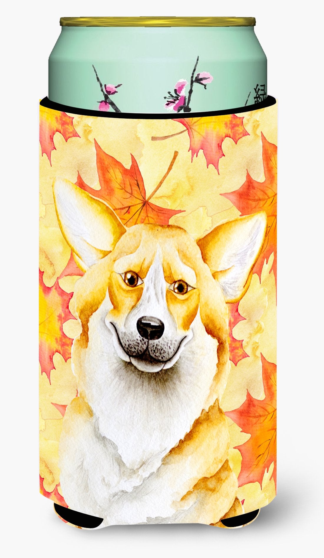 Corgi Fall Tall Boy Beverage Insulator Hugger CK1404TBC by Caroline's Treasures