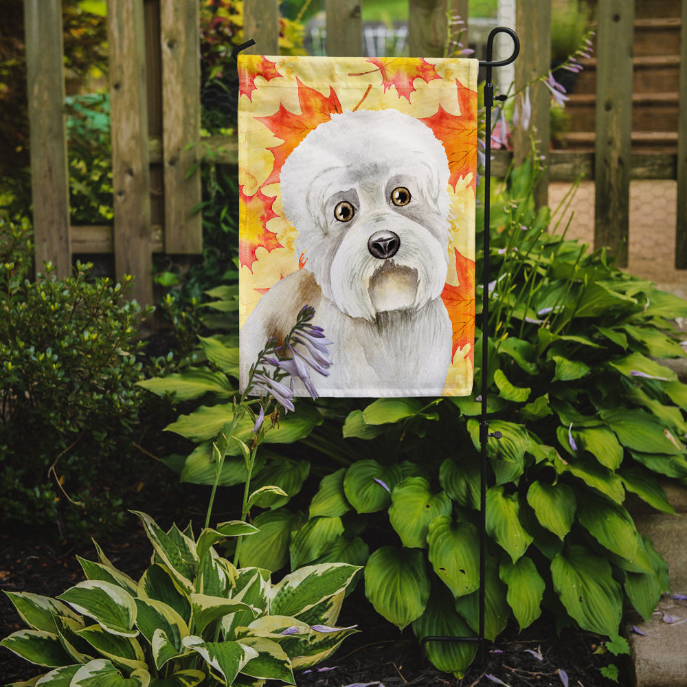 Dandie Dinmont Fall Flag Garden Size CK1407GF  the-store.com.