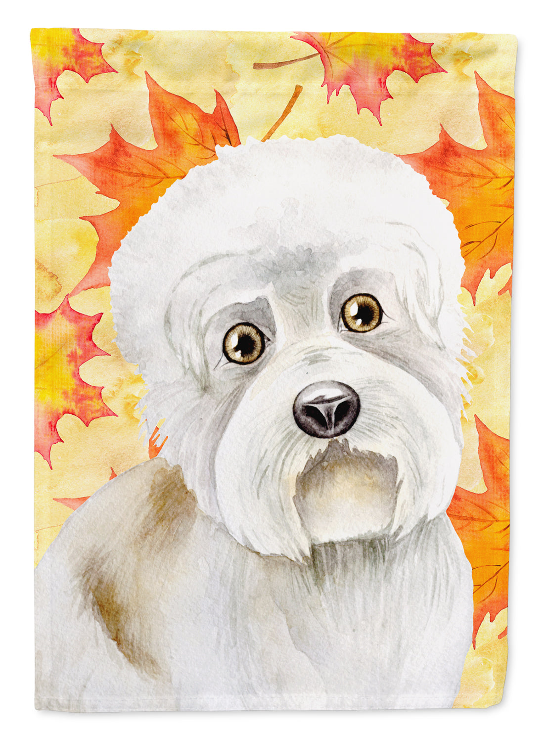 Dandie Dinmont Fall Flag Garden Size CK1407GF  the-store.com.